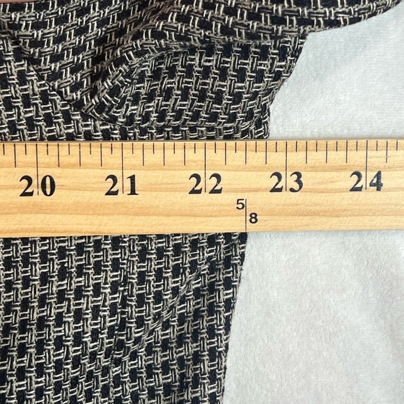 Bachrach 46R Wool & Silk Blend Black and Gray Patterned Blazer Sport Coat - Picture 8 of 10